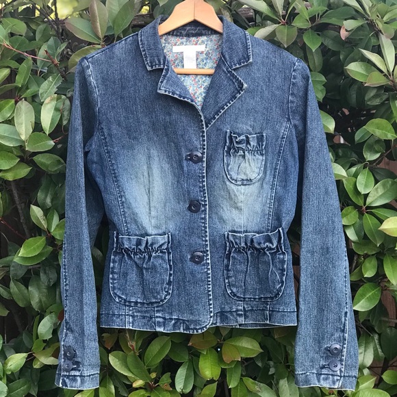 charlotte russe jean jacket